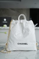 CHANEL Backpack white