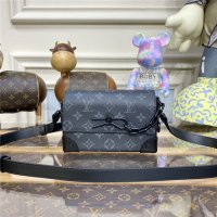 Louis Vuitton Steamer Wearable Wallet Monogram Eclipse Canvas